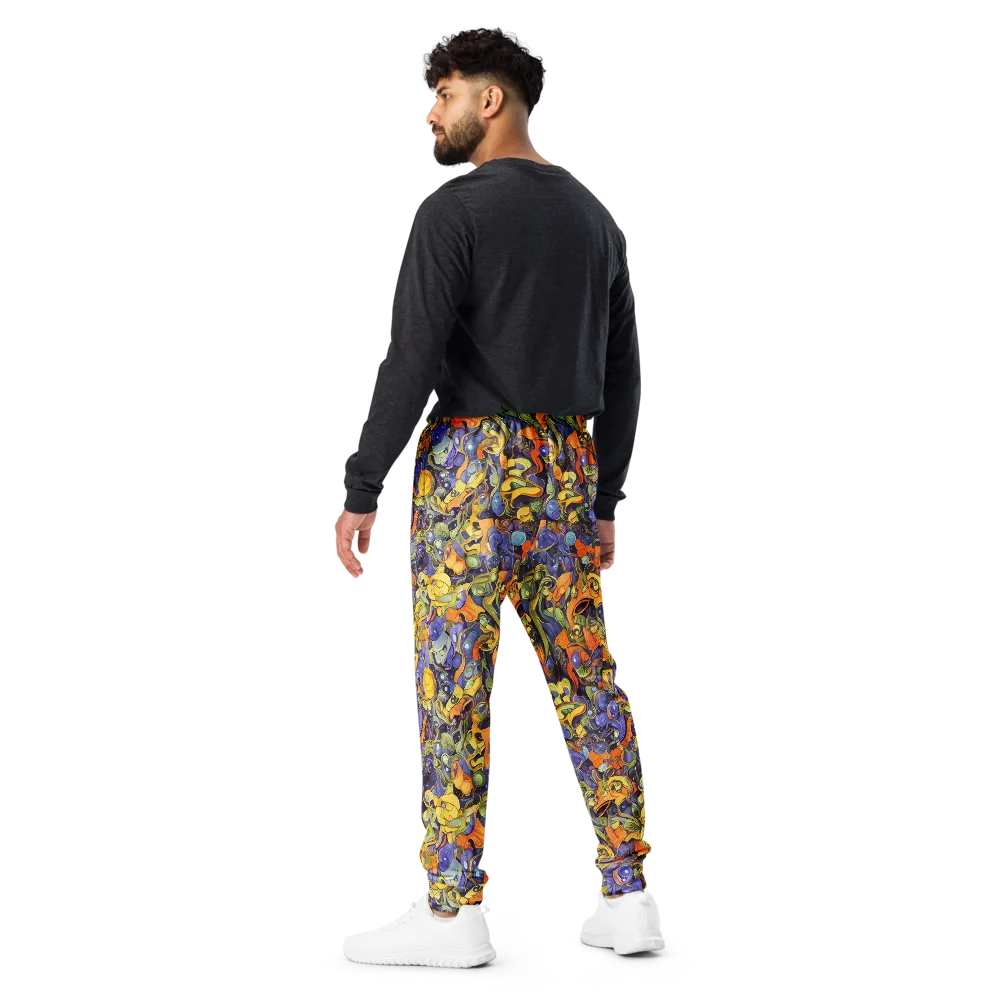 Indigo Uproar on Men's Joggers — Back