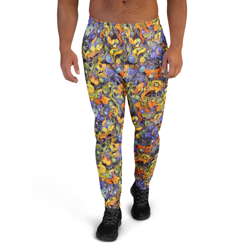 Indigo Uproar on Men's Joggers — Front