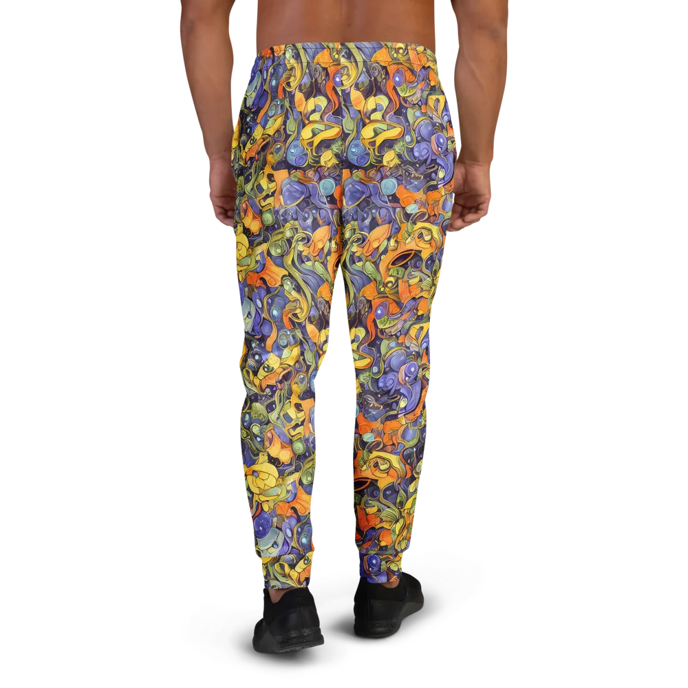 Indigo Uproar on Men's Joggers — Back