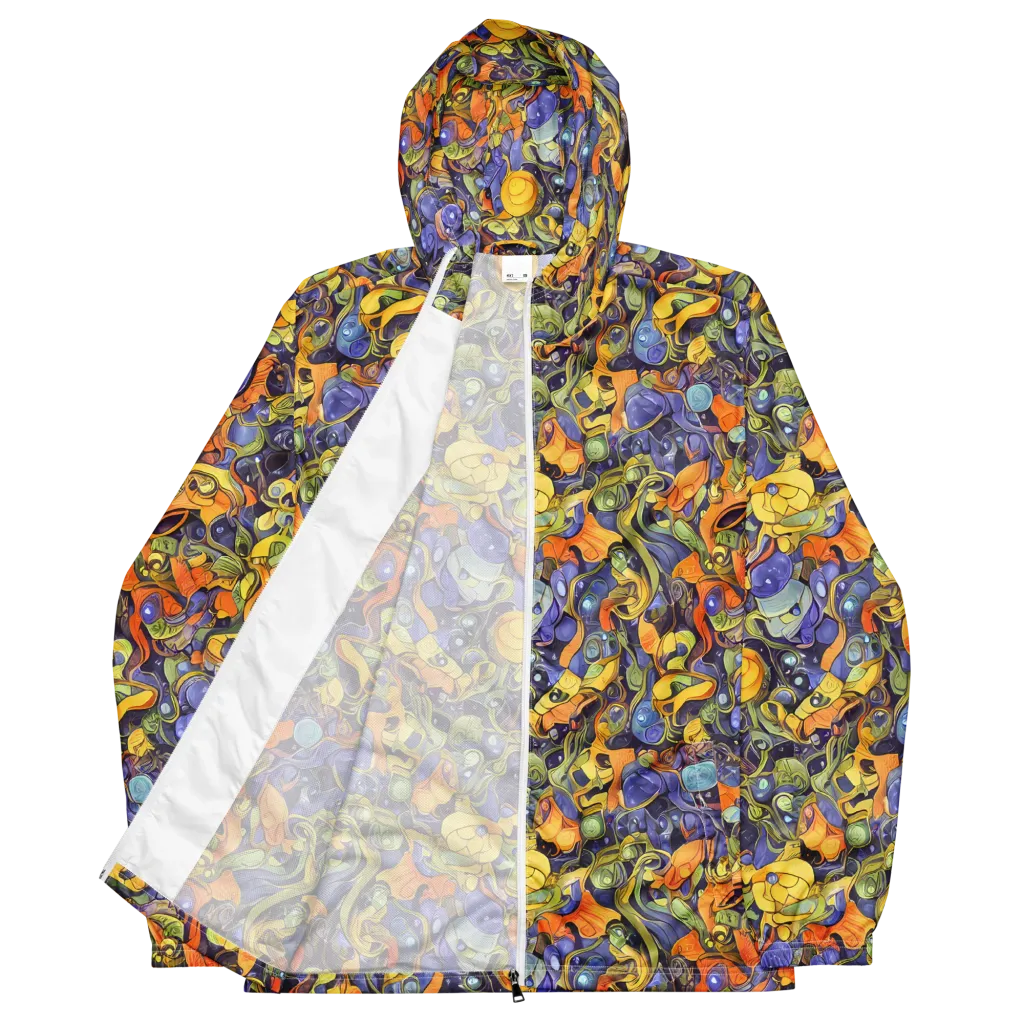 Indigo Uproar on Men's Windbreaker — Front