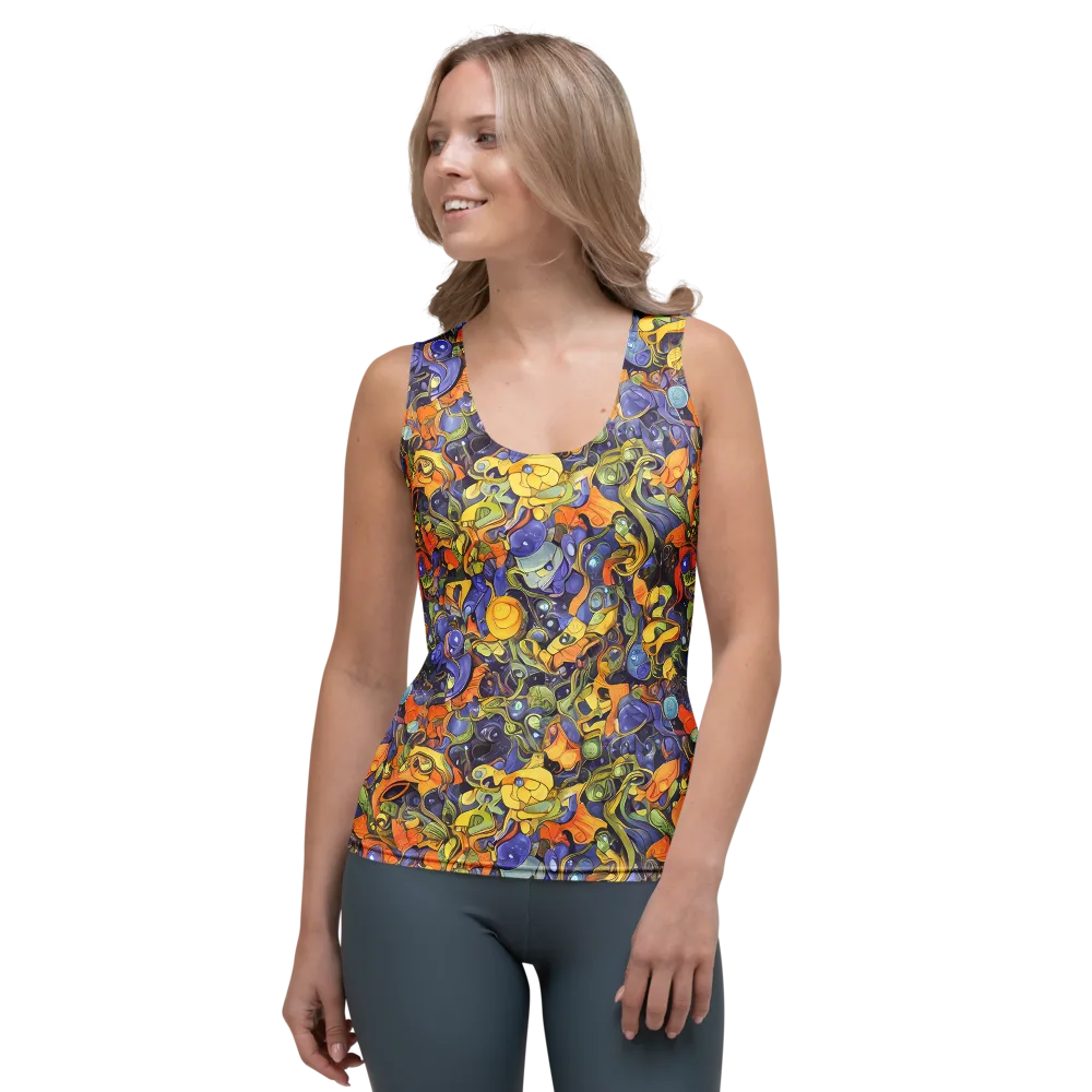 Indigo Uproar on Women's Tank Top — Front