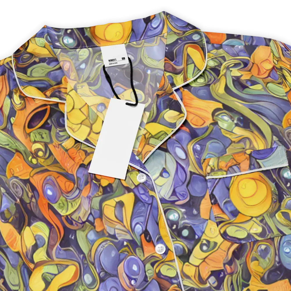 Indigo Uproar on Women's Short Sleeve Pajama Top — Product details