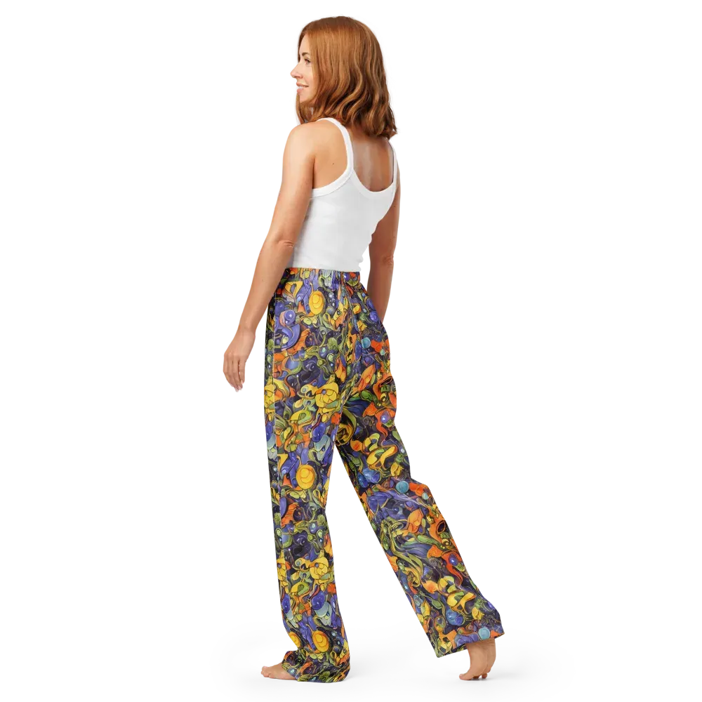 Indigo Uproar on Women's Pajama Pants — Back