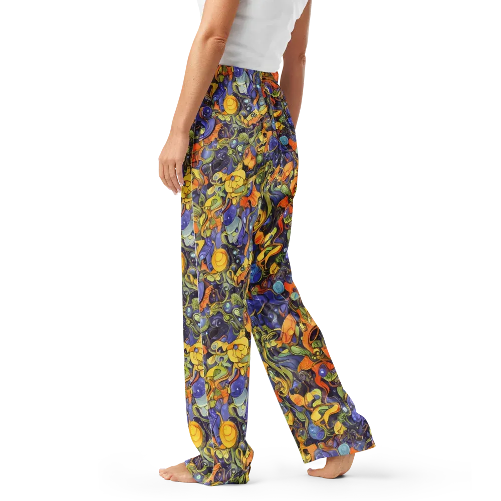 Indigo Uproar on Women's Pajama Pants — Left