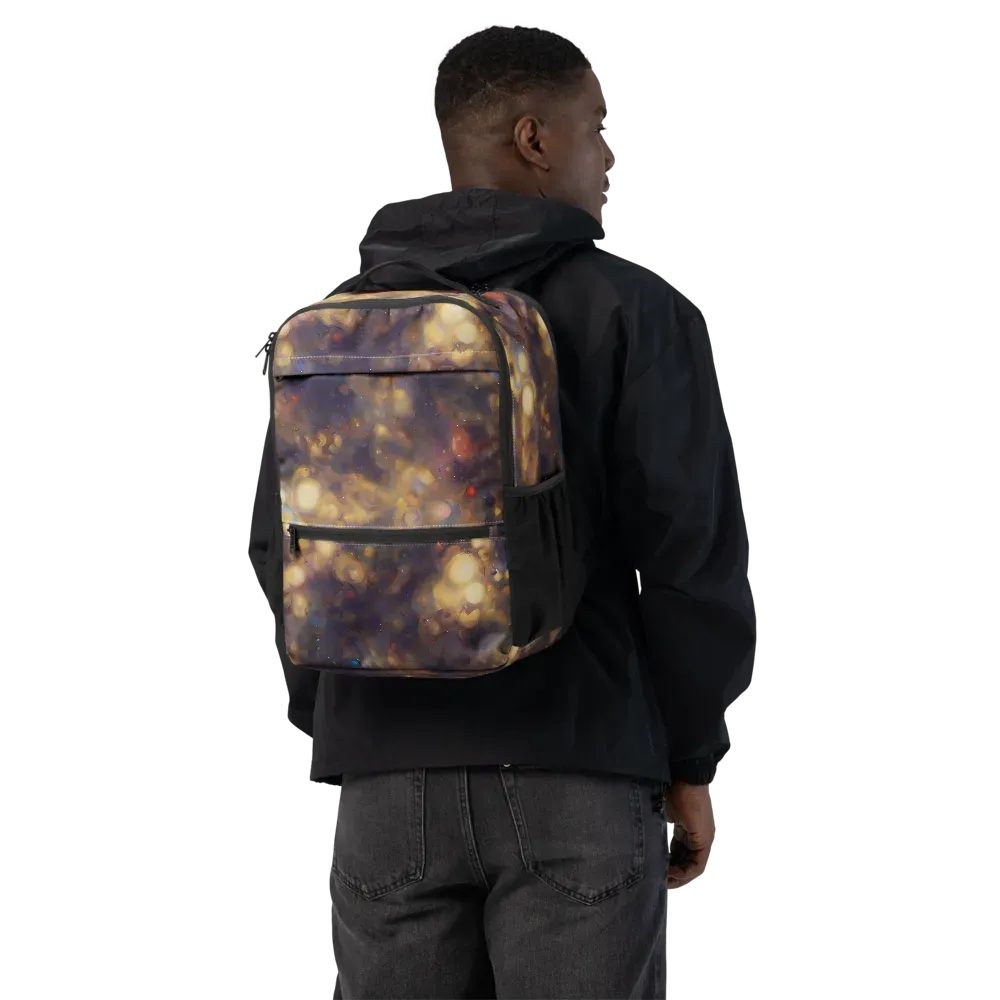 Amber Afterglow on Utility Backpack — Back