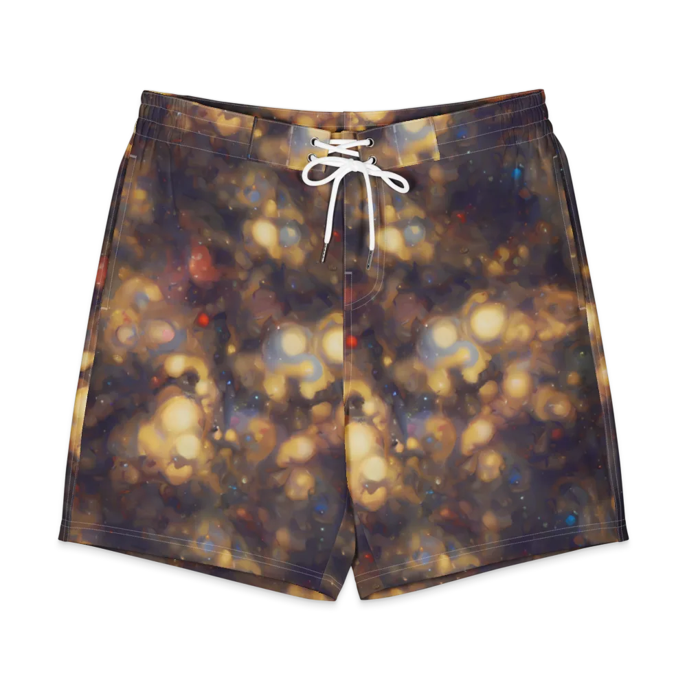 Amber Afterglow on Men's Board Shorts — Front