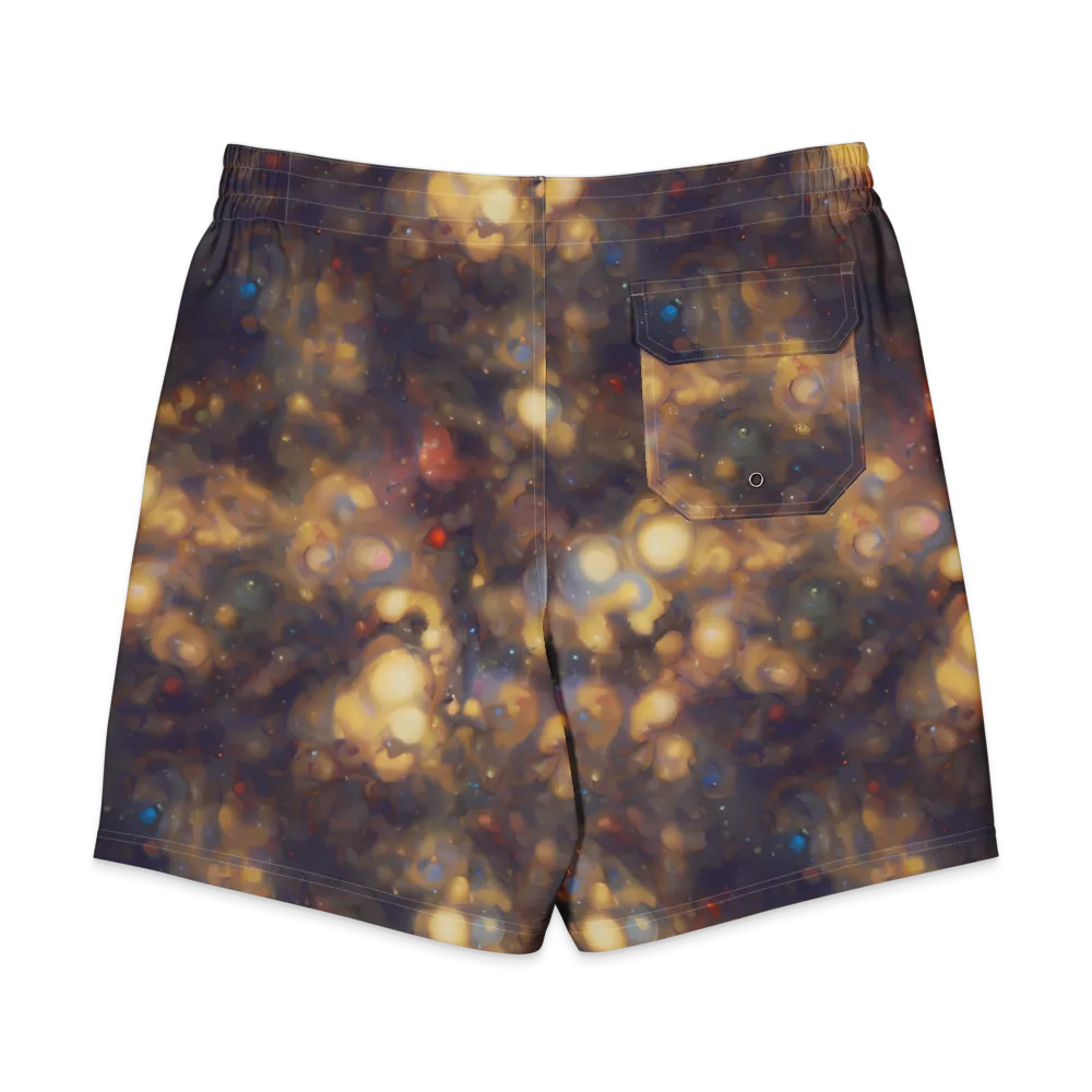 Amber Afterglow on Men's Board Shorts — Back