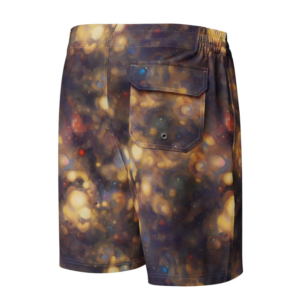 Amber Afterglow on Men's Board Shorts — Back