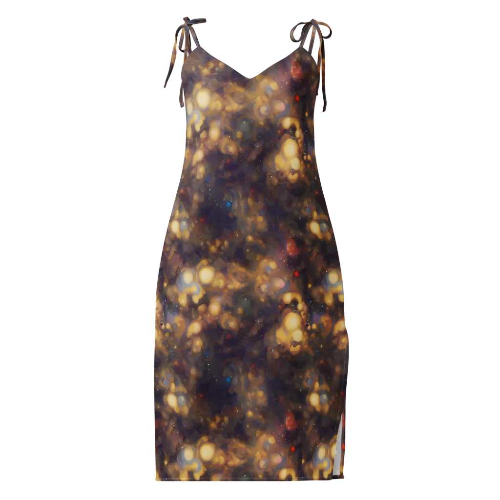 Amber Afterglow on Slip Dress — Front