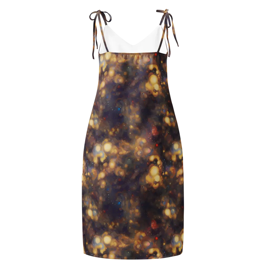 Amber Afterglow on Slip Dress — Back