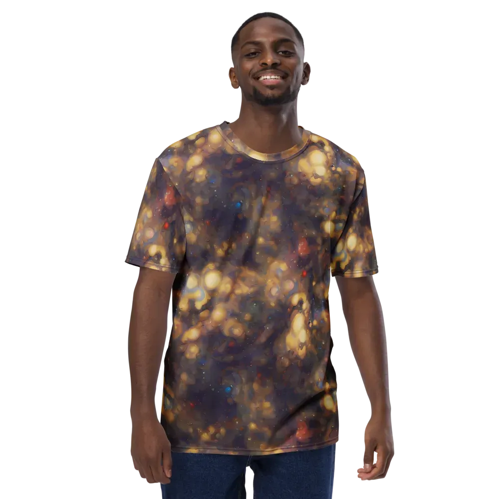 Amber Afterglow on Men's Crew Neck T-Shirt — Front