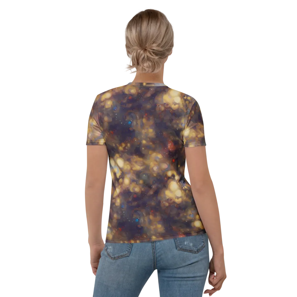 Amber Afterglow on Women's Crew Neck T-Shirt — Back