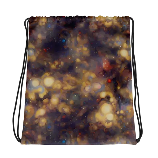 Amber Afterglow on a Drawstring Bag