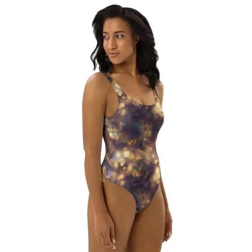 Amber Afterglow on a One-Piece Swimsuit
