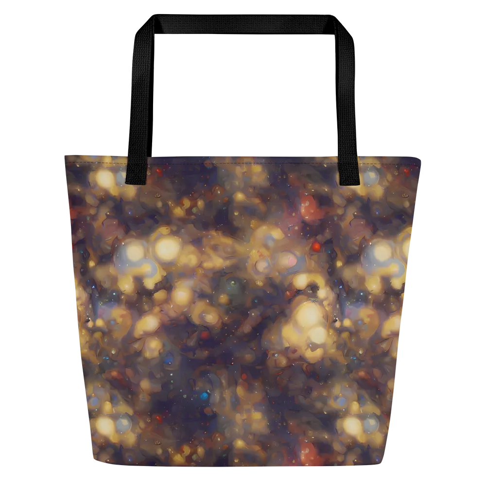 Amber Afterglow on Large Tote Bag W/ Pocket — Front