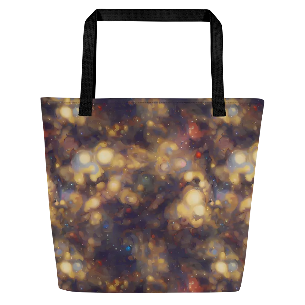 Amber Afterglow on Large Tote Bag W/ Pocket — Front