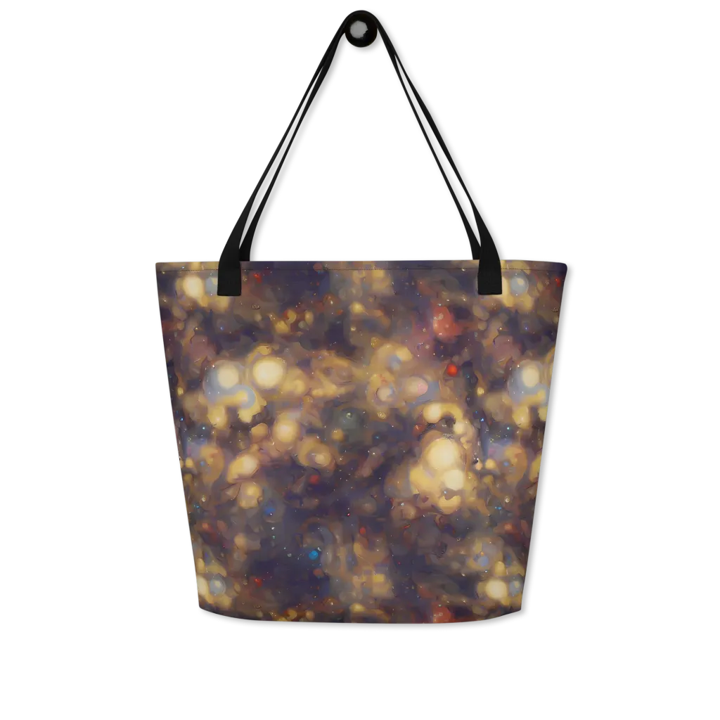 Amber Afterglow on Large Tote Bag W/ Pocket — Front