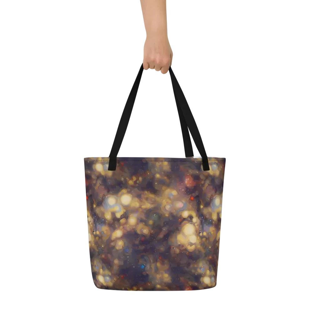Amber Afterglow on Large Tote Bag W/ Pocket — Front