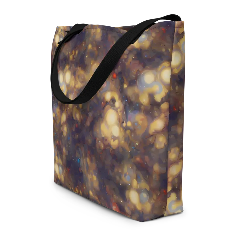 Amber Afterglow on Large Tote Bag W/ Pocket — Front