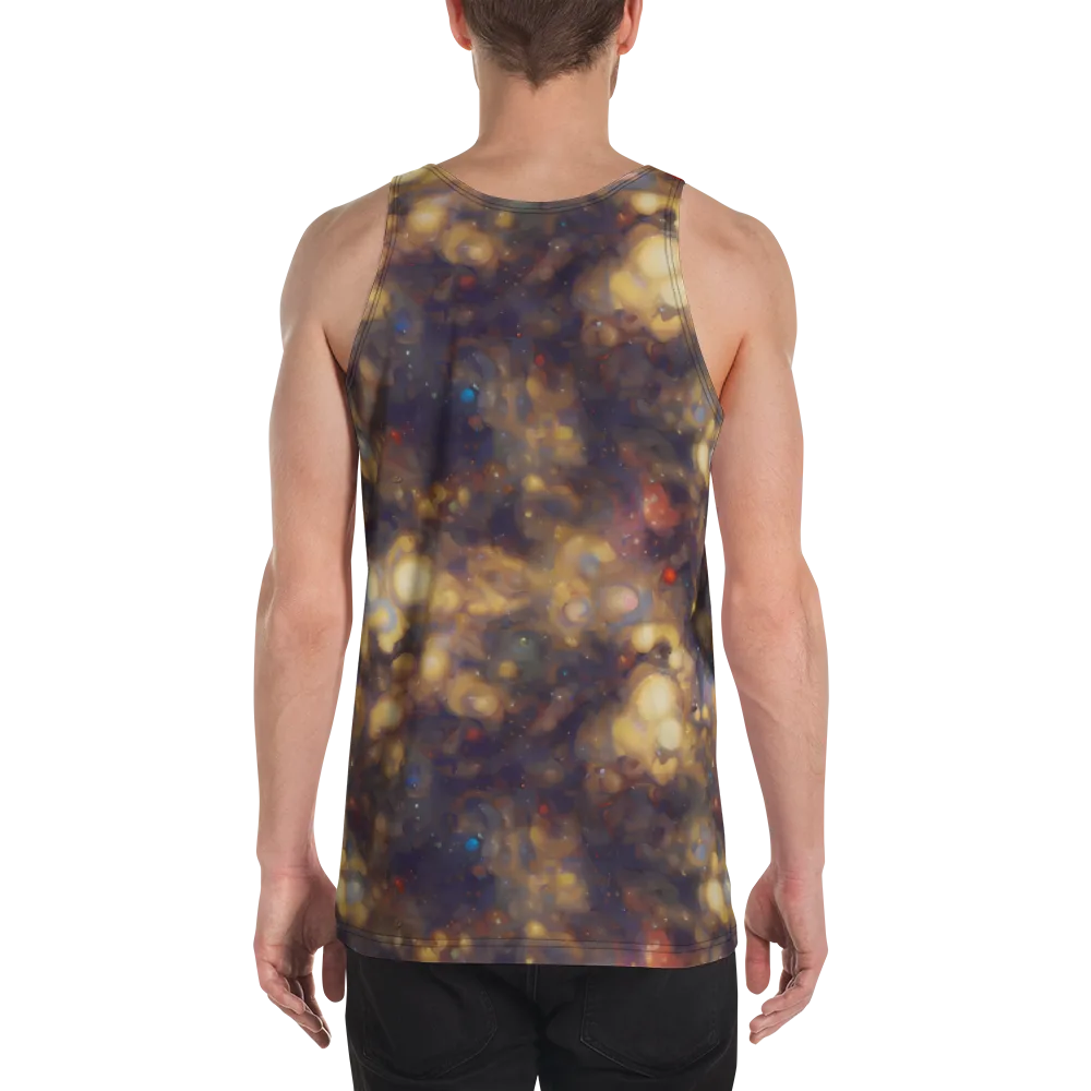 Amber Afterglow on Men's Tank Top — Back