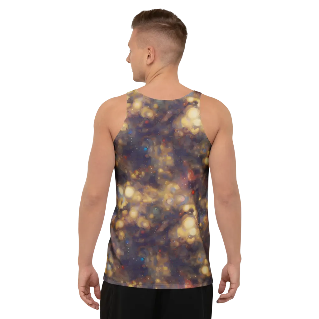 Amber Afterglow on Men's Tank Top — Back