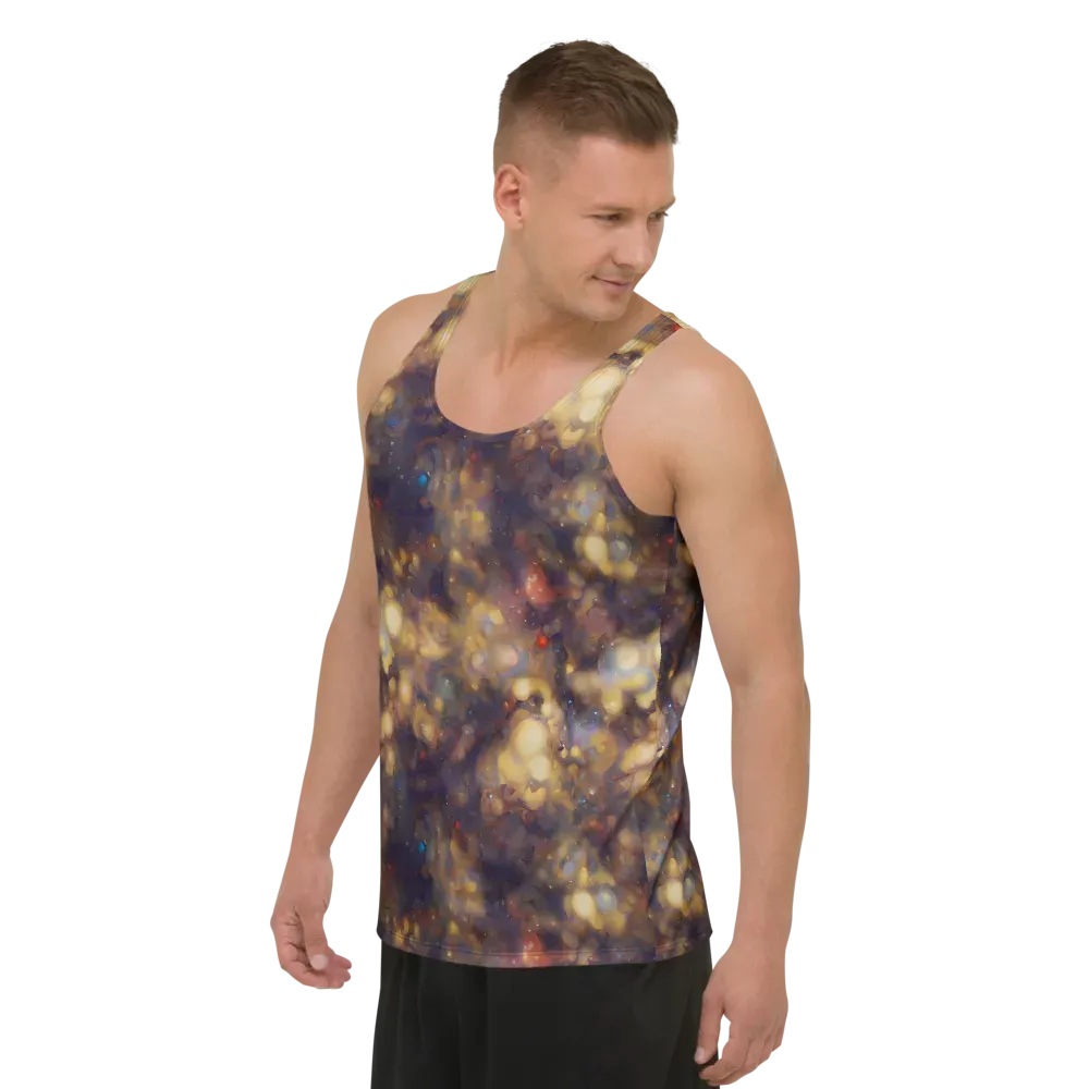 Amber Afterglow on Men's Tank Top — Left Front