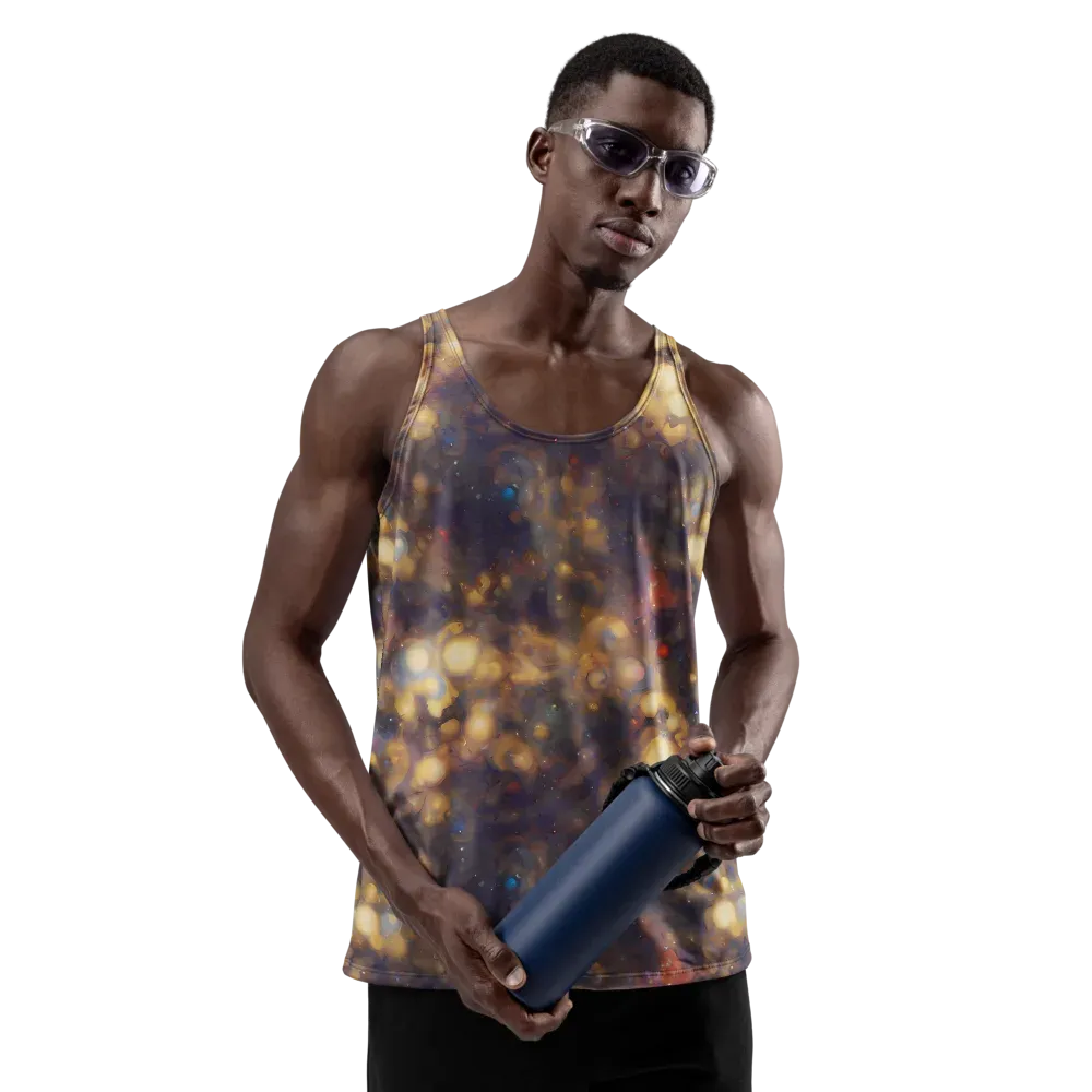 Amber Afterglow on Men's Tank Top — Front