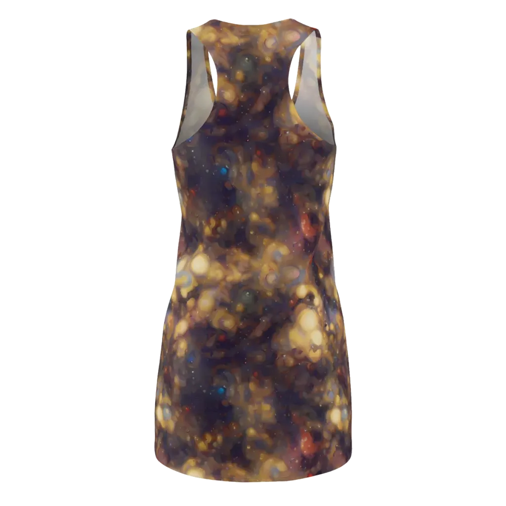 Amber Afterglow on Racerback Dress — Back