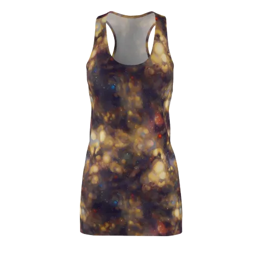 Amber Afterglow on a Racerback Dress