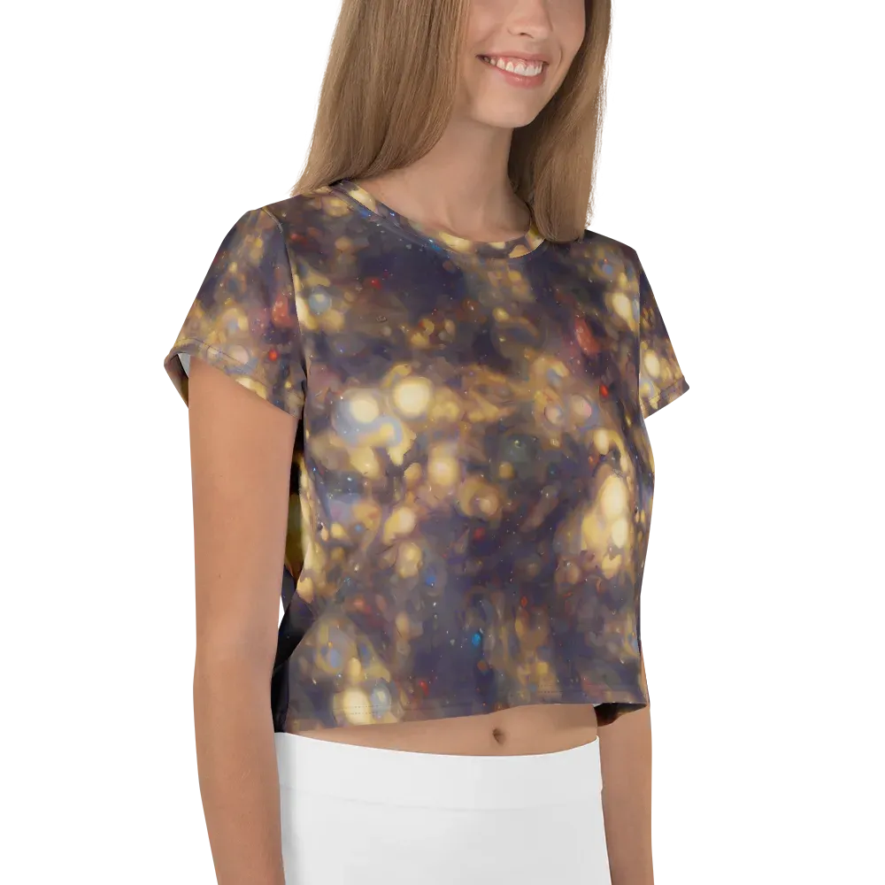Amber Afterglow on Crop Tee — Right