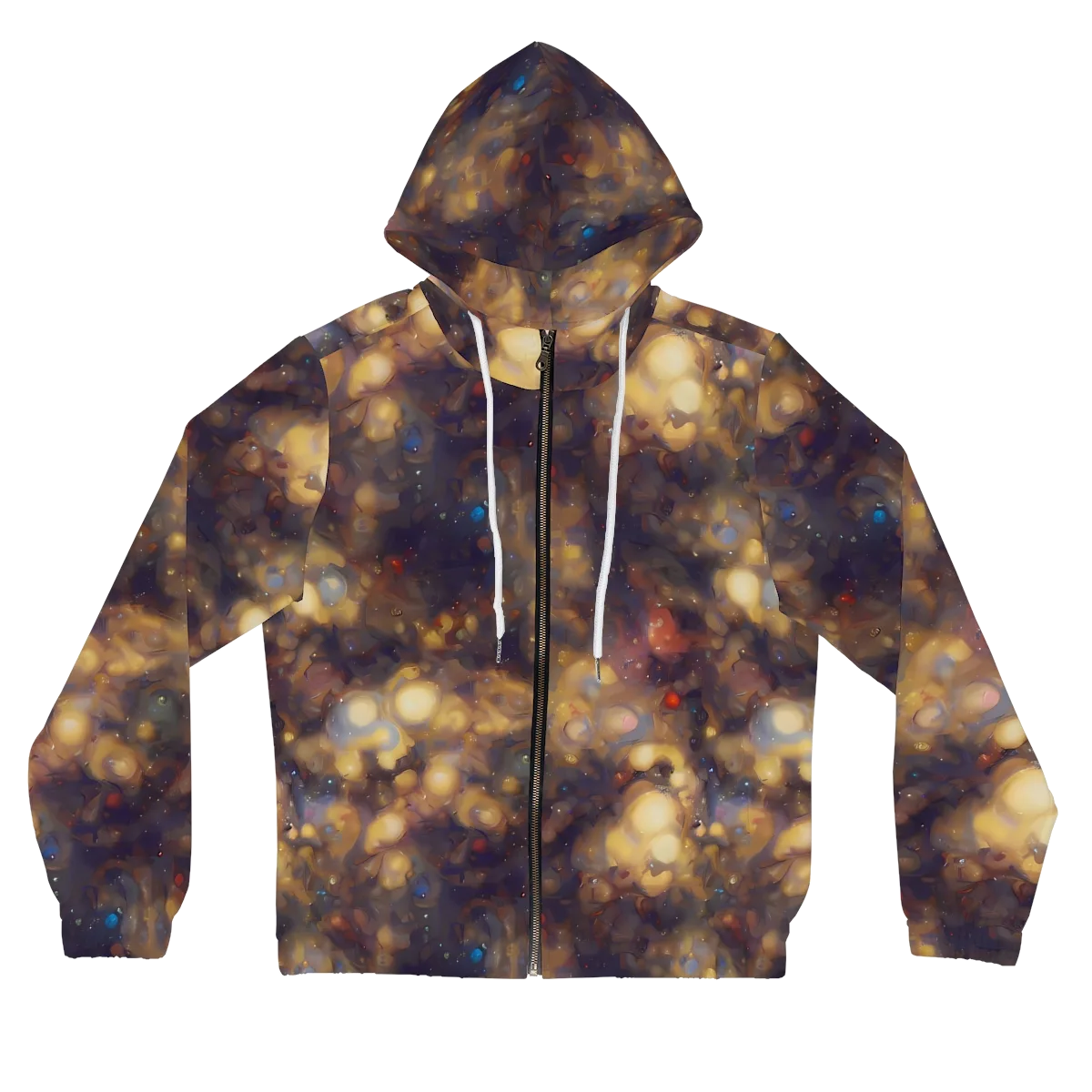 Amber Afterglow on Women's Full-Zip Hoodie — Front