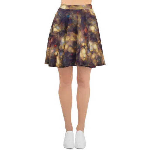 Amber Afterglow on a Skater Skirt