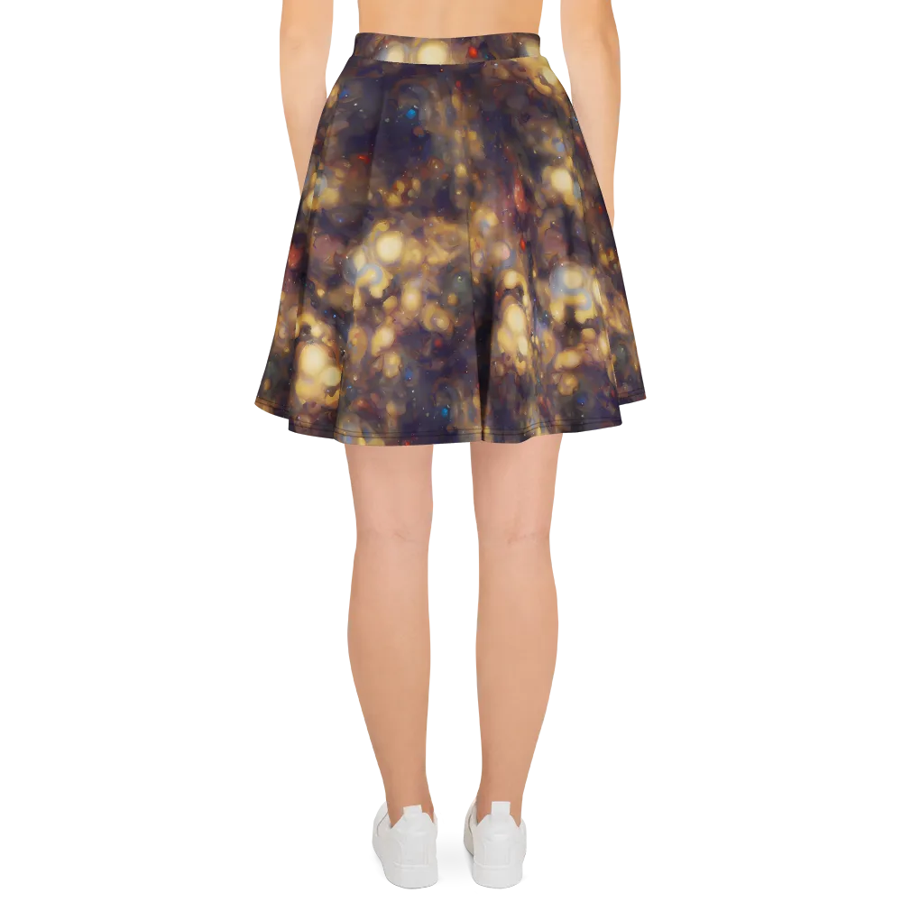 Amber Afterglow on Skater Skirt — Back