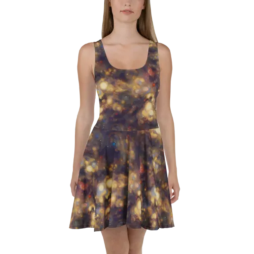 Amber Afterglow on a Skater Dress