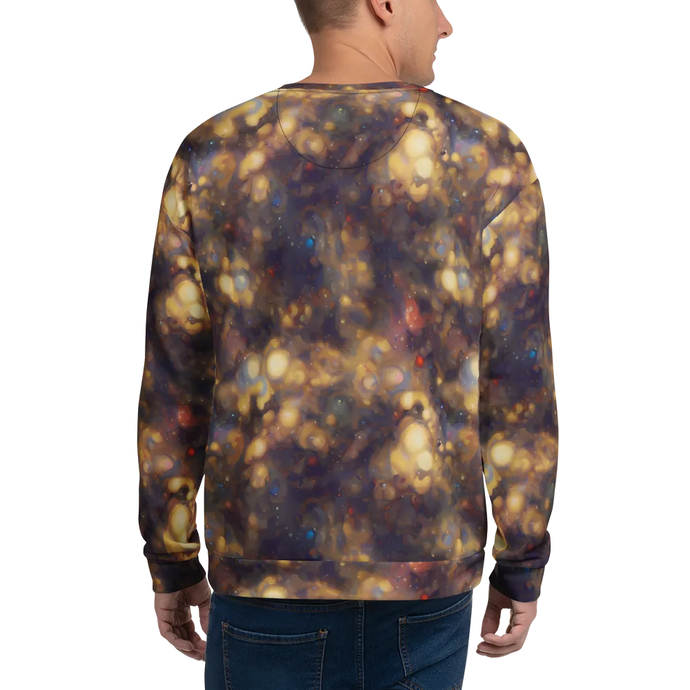 Amber Afterglow on Sweatshirt — Back