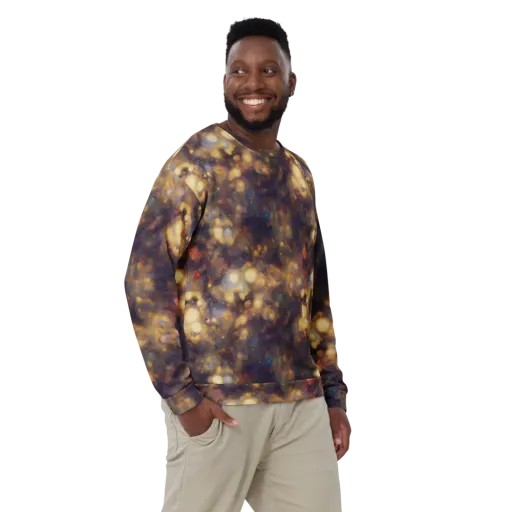 Amber Afterglow on a Sweatshirt