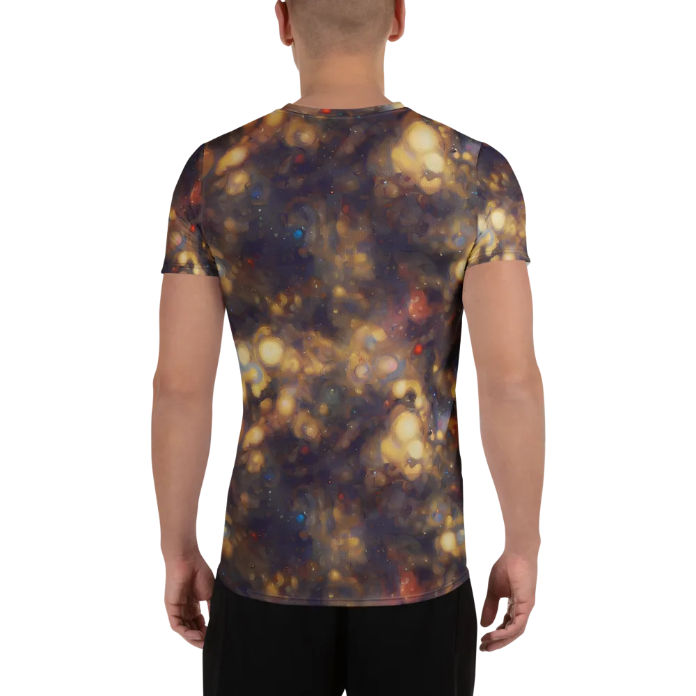 Amber Afterglow on Men's Athletic T-Shirt — Back