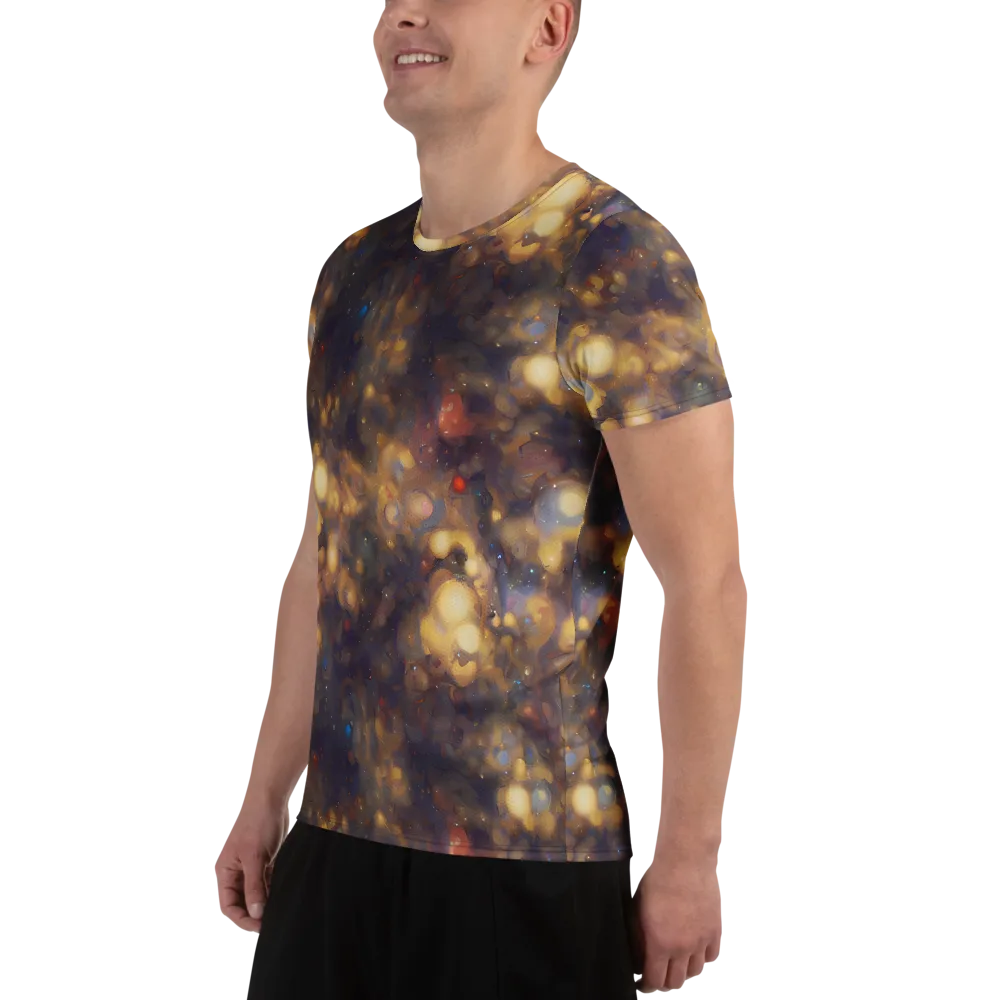 Amber Afterglow on Men's Athletic T-Shirt — Left