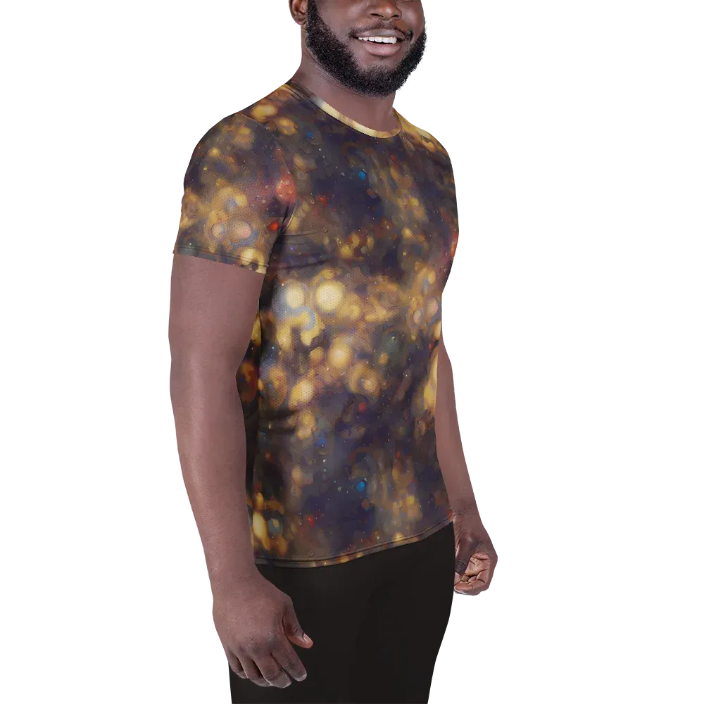 Amber Afterglow on Men's Athletic T-Shirt — Right