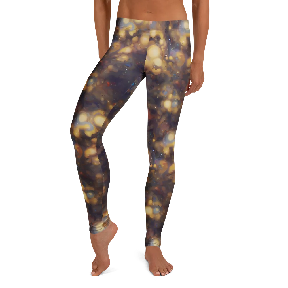 Amber Afterglow on Leggings — Front