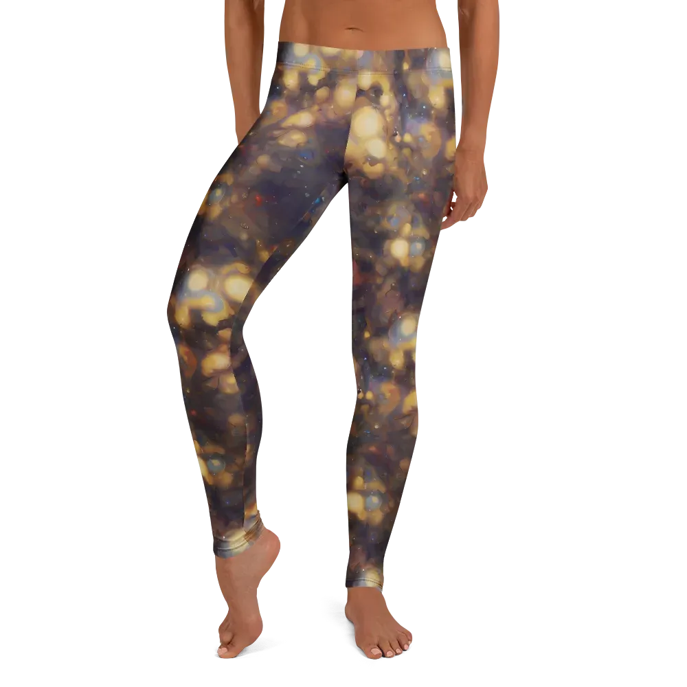 Amber Afterglow on Leggings — Front