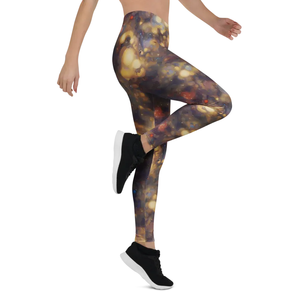 Amber Afterglow on Leggings — Right