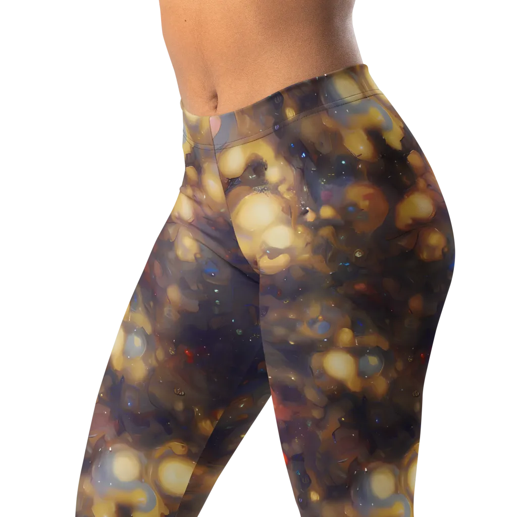 Amber Afterglow on Leggings — Left Front