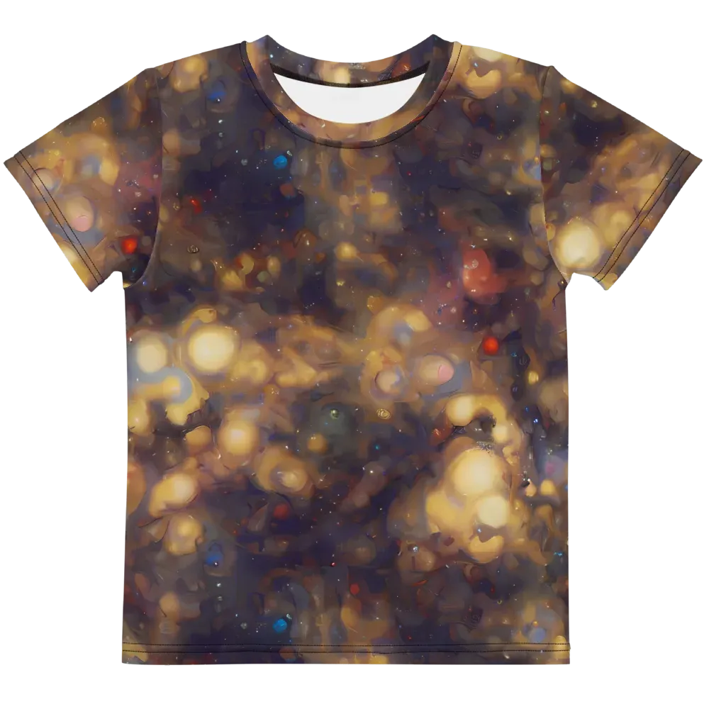 Amber Afterglow on Kids Crew Neck T-Shirt — Front
