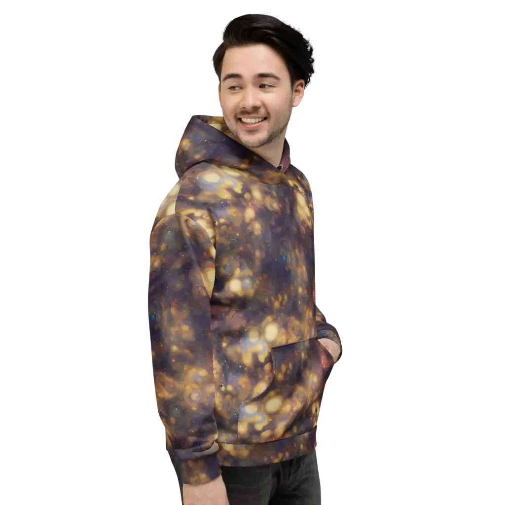 Amber Afterglow on Hoodie — Right