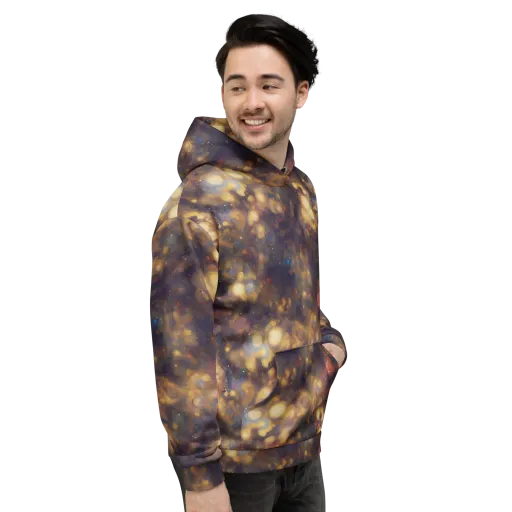 Amber Afterglow on a Hoodie