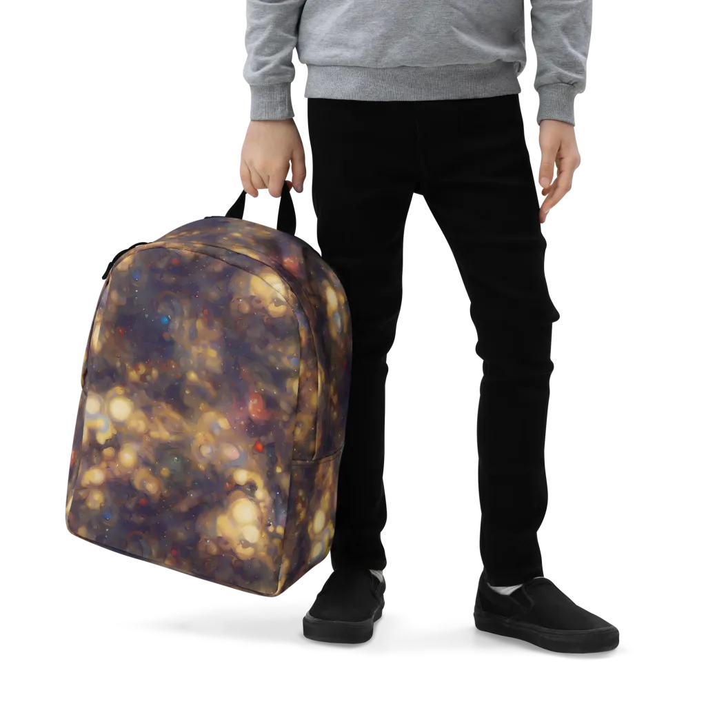 Amber Afterglow on Minimalist Backpack — Zoomed-in