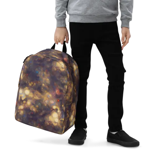 Amber Afterglow on a Minimalist Backpack