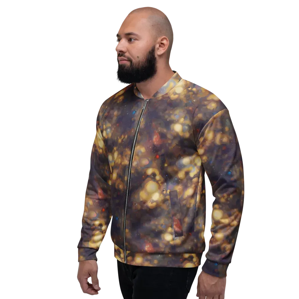 Amber Afterglow on Bomber Jacket — Left