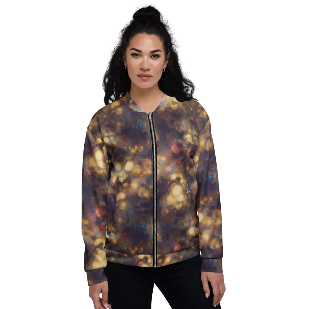 Amber Afterglow on Bomber Jacket — Front
